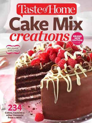 cover image of Taste of Home Cake Mix Creations